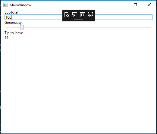 TipCalc WPF Run